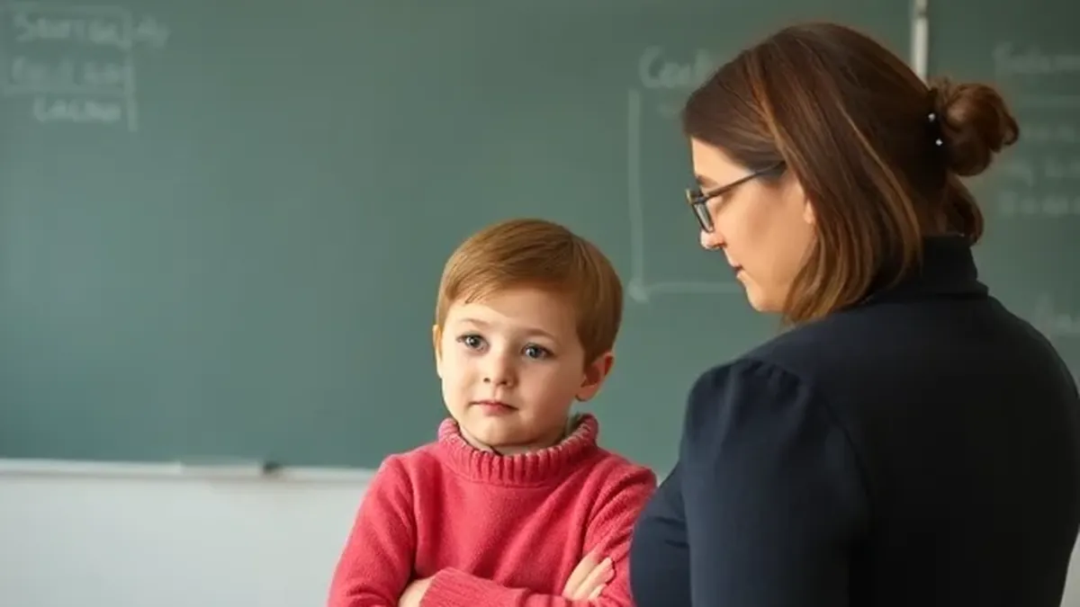 Как помочь ребёнку со строгим учителем?